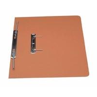 Guildhall Transfer Spring Files Heavyweight 420gsm Capacity 38mm Foolscap Orange Ref 211/7004 [Pack 25]