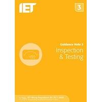 Guidance Note 3: Inspection & Testing (Electrical Regulations) - Paperback