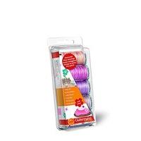 Gutermann Embroidery 30 100 Percent Cotton Machine Thread Set, Pink/Purple