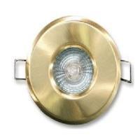 gu10 fixed downlight brass