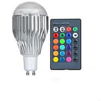 GU10 85V-265V 600-800Lm 10W RGB Remote Control LED Colorful Bulbs