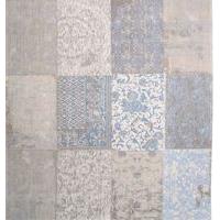 Gustavian blue Patchwork Rug 230 x 230 - Louis de poortere