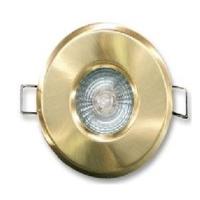 gu10 fixed downlight brass