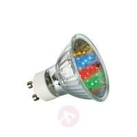 GU10 1W LED reflector bulb multi-colour