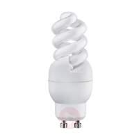 GU10 7W energy saving bulb in spiral shape