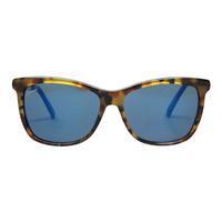 Gucci Ladies Sunglasses, Light Havana/Blue