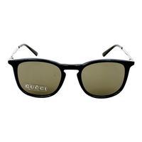 gucci mens sunglasses black ruthenium grey