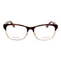 Gucci Ladies Optical Frames, Light Havana Gold