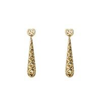 Gucci Diamantissima 18ct gold drop earrings - small