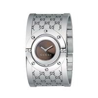 Gucci Twirl stainless steel bangle watch - large version