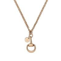 Gucci Horsebit 18ct rose gold pendant - small