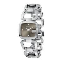 Gucci G-Gucci ladies\' stainless steel diamond-set bracelet watch - small version