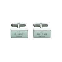 gucci trademark silver cufflinks