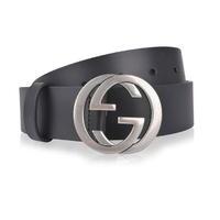 gucci interlocked leather belt