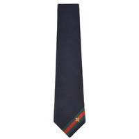 GUCCI Silk Tie With Bee Web