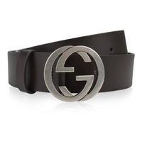 GUCCI Interlocked Leather Belt