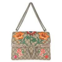 GUCCI Dionysus Flower Patch Shoulder Bag