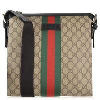 gucci gg web trim messenger bag