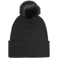 guess aw6452 wol01 hat accessories black womens beanie in black