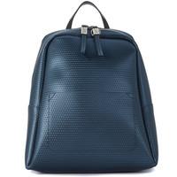 gum gianni chiarini design avlio blue laminated rubber backpack womens ...