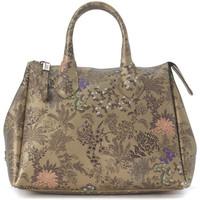 Gum Gianni Chiarini Design bowler bag in golden rubber jardin pattern women\'s Handbags in gold