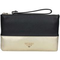 guess swfra4 l7274 clutch womens pouch in gold