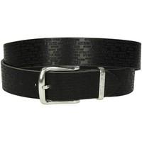 guess bm5040 lea40 belt mens belt in black