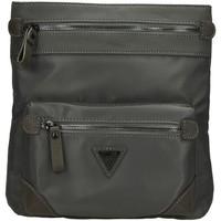 guess hm2548 nyl61 shoulder bag mens pouch in grey