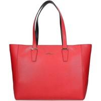 guess hwaria p7123 shopping bag womens shopper bag in red