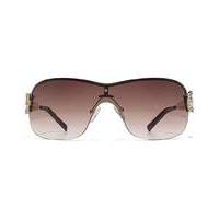 guess diamante chain visor sunglasses