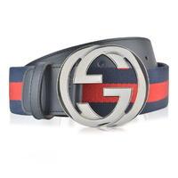 GUCCI Web Belt With Gg Buckle