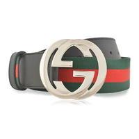 GUCCI Web Belt With Gg Buckle