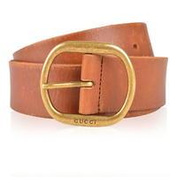 GUCCI Square Buckle Leather Belt