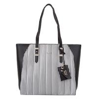 guess handbags gia tote black