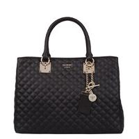 guess handbags rochelle girlfriend satchel black