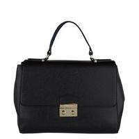 Guess-Handbags - Aria Top Handle Flapover - Black