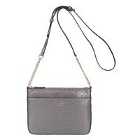 Guess-Handbags - Flutter Mini Crossbody Top Zip - Silver