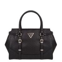 guess handbags daniella satchel black