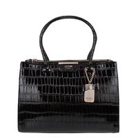 guess handbags ryann status carryall black