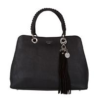 guess handbags fynn girlfriend satchel black