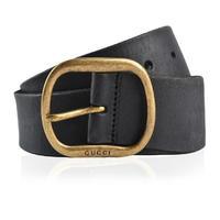 GUCCI Square Buckle Leather Belt