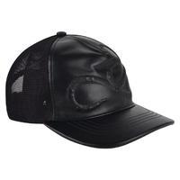 GUCCI Leather Snake Embossed Cap