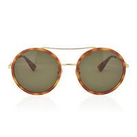 GUCCI Circle Frame Bee Sunglasses