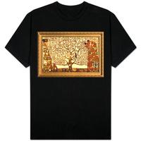 Gustav Klimt Tree of Life with Gilded Faux Frame Border