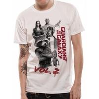 guardians of the galaxy vol 2 characters mens small t shirt white