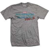 Guardians of the Galaxy Vol. 2 Vintage Logo Men\'s Small T-Shirt - Grey