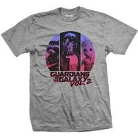 Guardians of the Galaxy Vol. 2 - Three\'s Up Men\'s X-Large T-Shirt - Grey