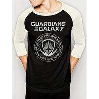 Guardians Of The Galaxy Vol 2 - Crest Men\'s Large T-Shirt - Black
