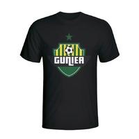 guinea country logo t shirt black kids