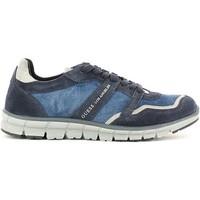 guess fmgra4 sue12 sneakers man mens walking boots in blue